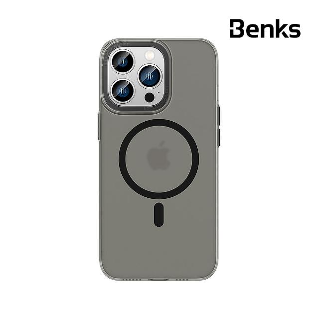 【Benks】iPhone 14 Pro Max 冰霧磁吸 MagSafe 手機保護殼 黑色