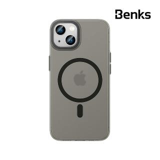 【Benks】iPhone 14 冰霧磁吸 MagSafe 手機保護殼 黑色