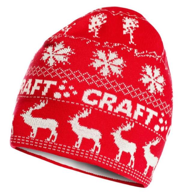 【CRAFT】INGE HAT 英奇帽.彈性透氣保暖針織羊毛帽(1900370-2422 紅色)