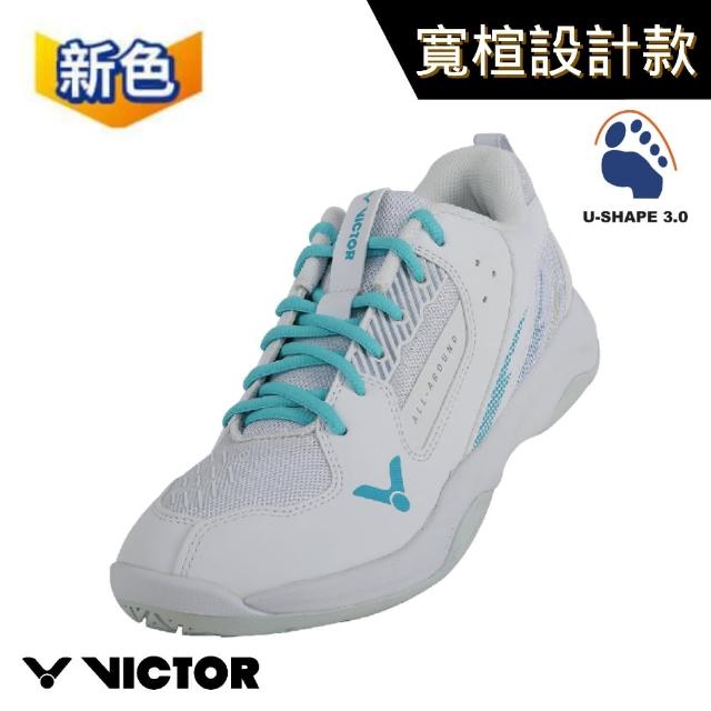 【VICTOR 勝利體育】VICTOR 羽球鞋 羽毛球鞋  寬楦(A311 A 白)