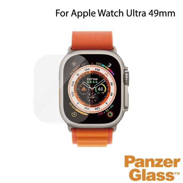 【PanzerGlass】Apple Watch Ultra 49mm 全膠耐衝擊高透鋼化玻璃保護貼