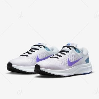 【NIKE 耐吉】慢跑鞋 女鞋 運動鞋 緩震 W AIR ZOOM STRUCTURE 24 白紫 DA8570-105