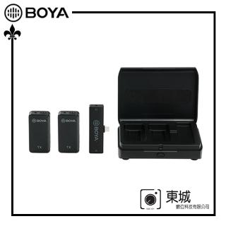 【BOYA 博雅】BY-XM6-K6 一對二雙聲道無線迷你麥克風-Type-C(東城代理商公司貨)
