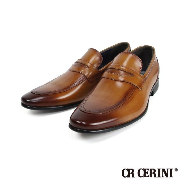 【CR CERINI】裙飾排列雕孔便士樂福鞋 棕色(CR28820-BR)
