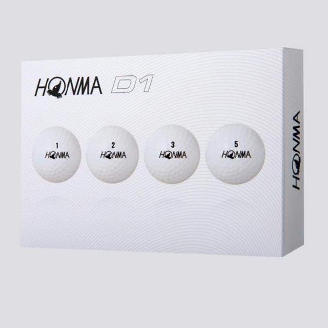【HONMA 本間高爾夫】GOLF BALL NEW D1 兩層球 高爾夫球 BT1801(3入組)
