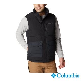 【Columbia 哥倫比亞 官方旗艦】男款-Omni-Heat Infinity 金鋁點極暖大口袋背心-黑色(UWE88850BK / 2022年