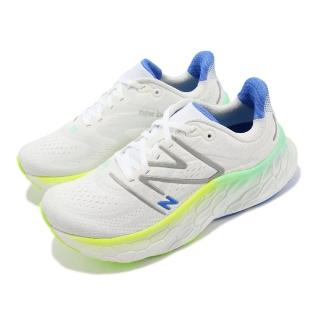 【NEW BALANCE】慢跑鞋 Fresh Foam X More V4 D 女鞋 寬楦 白 藍 厚底 反光 運動鞋 NB(WMORWT4-D)