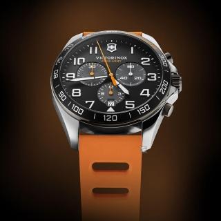 【VICTORINOX 瑞士維氏】Fieldforce 競速計時腕錶(VISA-241893/42mm)