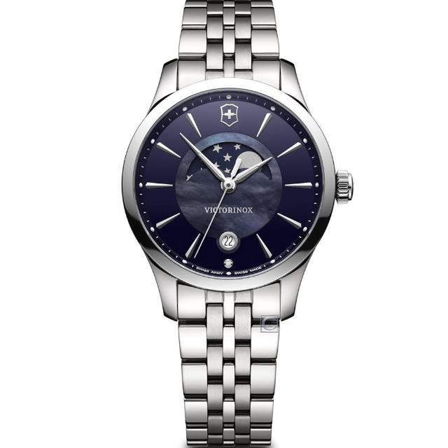 【VICTORINOX 瑞士維氏】ALLIANCE 月相功能時尚腕錶(VISA-241752)