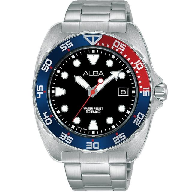 【ALBA】雅柏 潛水風格潮流腕錶-VJ42-X317D   母親節(AS9M99X1)