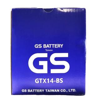 【GS 統力】GTX14-BS 高效能重機專用電池(同 YUASA湯淺 YTX14-BS)