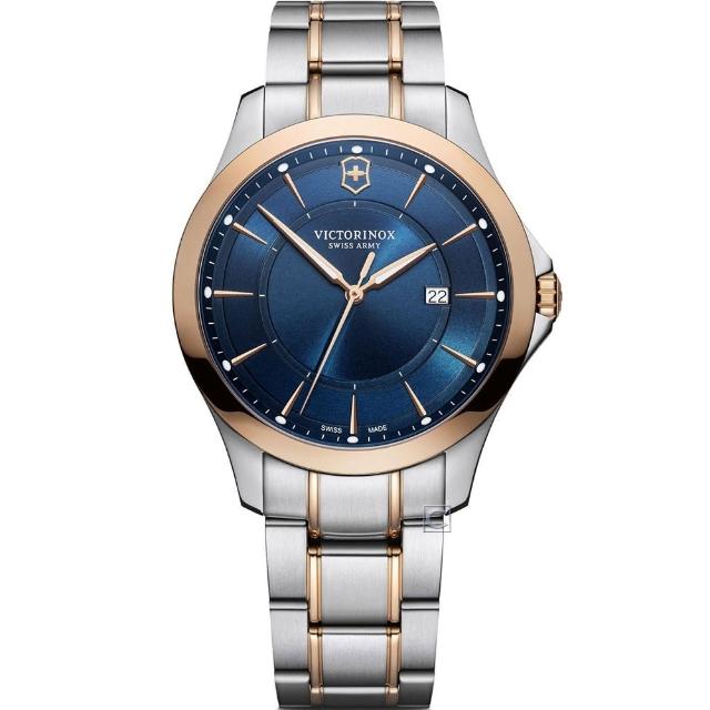 【VICTORINOX 瑞士維氏】Alliance 經典正裝時尚紳士腕錶(VISA-241911)