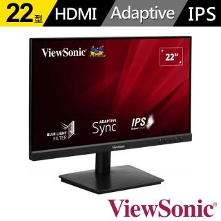 【ViewSonic 優派】VA2209-H 22型 IPS 75Hz 護眼電腦螢幕(4ms)