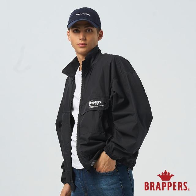 【BRAPPERS】男款 率性立領休閒夾克(黑)