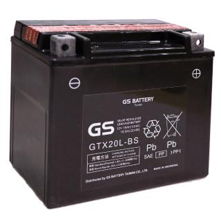 【GS 統力】GTX20L-BS 高效能重機專用電池(同 YUASA湯淺 YTX20L-BS)