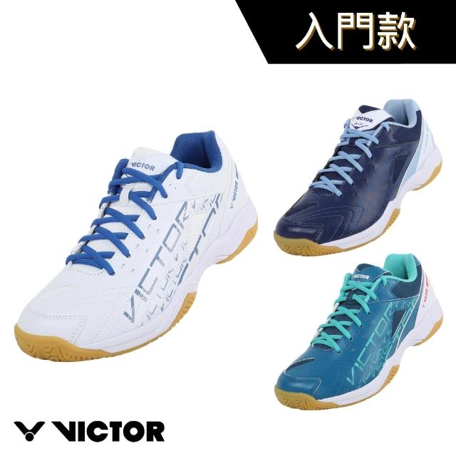 【VICTOR 勝利體育】羽球鞋 羽毛球鞋  寬楦 入門款(A170 AF/UM 白/航海藍 深海藍/灰綠松石綠  深寶藍/霧藍)