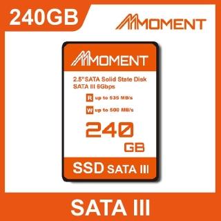 【Moment】SSD SATA III 240G 固態硬碟(SATA III 240G)