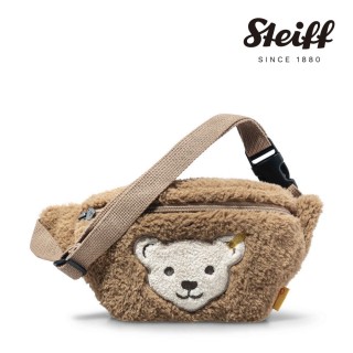 【STEIFF】Bear head Belt bag 熊頭腰包(經典泰迪熊_黃標)