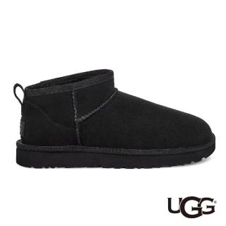 【UGG】女鞋/靴子/女靴/雪靴 Classic Ultra Mini(黑色-UG1116109BLK)