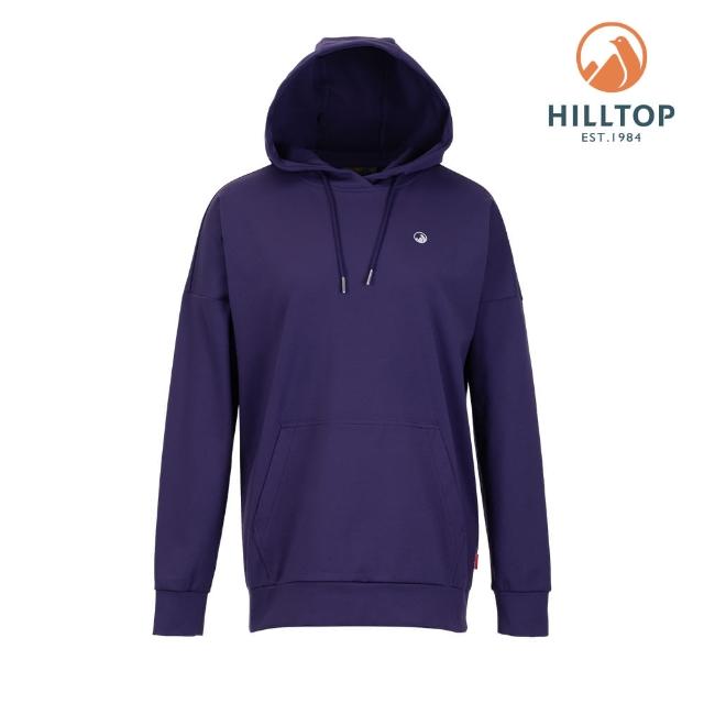 【Hilltop 山頂鳥】刷毛連帽上衣 女款 紫｜PH51XFL7ECJ0