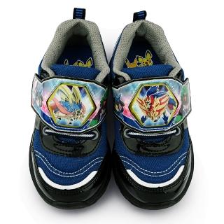【童鞋城堡】透氣運動鞋 神獸 LED電燈鞋 寶可夢(PA7364-藍)