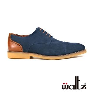 【Waltz】皮面 休閒紳士風 皮鞋(612115-07 華爾滋皮鞋)