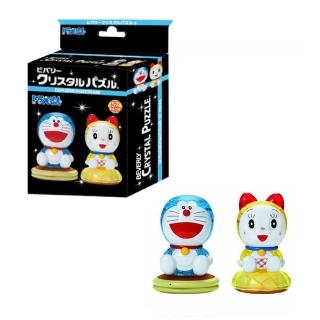 【Doraemon 哆啦A夢】Beverly 3D水晶拼圖 - 哆啦A夢&哆啦美