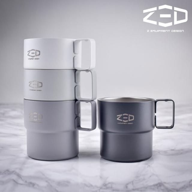 【ZED】雙層不鏽鋼杯組 ZIABA0203 / 4入(露營 野營 304不鏽鋼 18/8 不銹鋼 杯子)