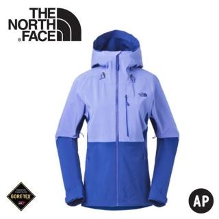 【The North Face】女 GORE-TEX防水透氣連帽外套《藍》3CH7/夾克/風雨衣/防水外套(悠遊山水)