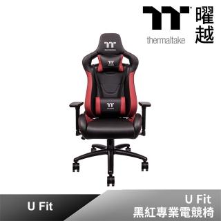 【Thermaltake 曜越】U Fit 黑紅專業電競椅(GGC-UFT-BRMWDS-01)