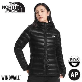 【The North Face】女 800FP 防潑水外套《黑》4NAJ/保暖連帽外套/防潑水/休閒連帽外套(悠遊山水)