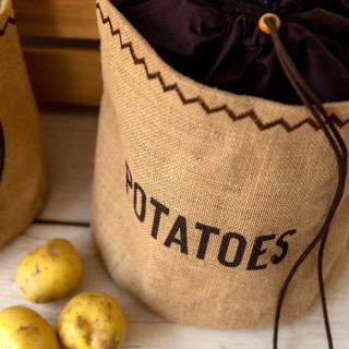 【Natural Elements】蔬果束口收納袋 馬鈴薯(環保密封袋 保鮮收納袋)