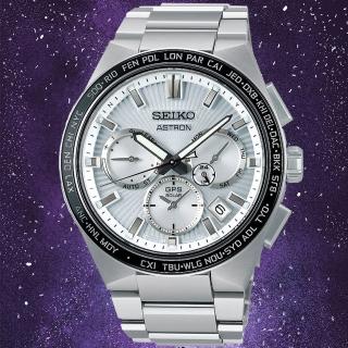 【SEIKO 精工】ASTRON GPS對時 陶瓷圈 鈦 太陽能腕錶 禮物推薦 畢業禮物(SSH117J1/5X53-0BV0S)