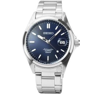 【SEIKO 精工】精工DRESS LINE 機械鋼帶腕錶-藍(SZSB016 日本版)