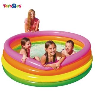 【ToysRUs 玩具反斗城】Intex 炫彩游泳池(戶外玩具 水上用品 游泳池 168*46cm)