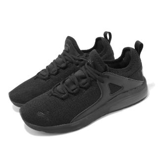 【PUMA】慢跑鞋 Electron 2.0 男鞋 黑 全黑 緩震 女鞋 襪套式 基本款 運動鞋(38566902)