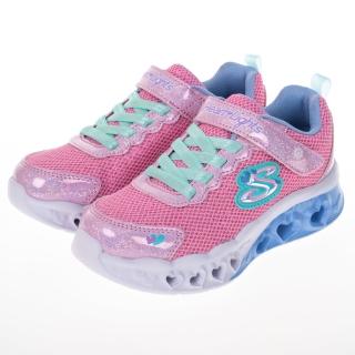 【SKECHERS】女童鞋系列燈鞋 FLUTTER HEART LIGHTS(302317LPKMT)