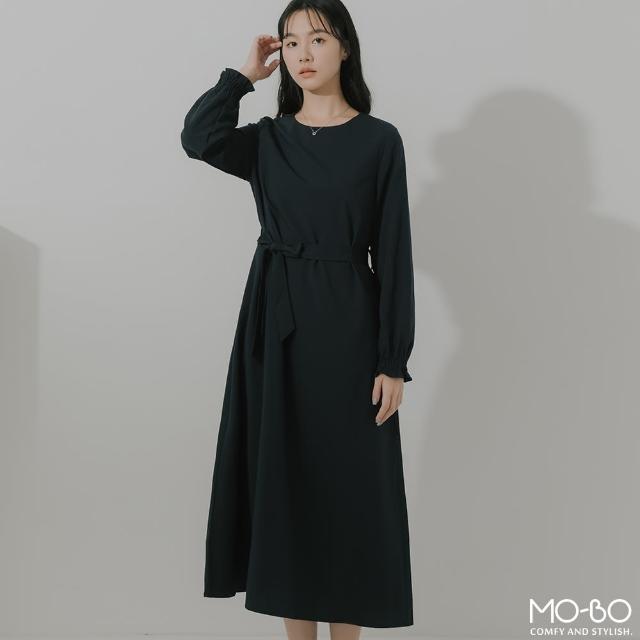 【MO-BO】浪漫旅行荷葉袖洋裝(洋裝)