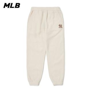 【MLB】運動褲 休閒長褲 FLEECE系列 紐約洋基隊(3APTB0426-50CRS)