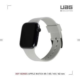 【UAG】（U）Apple Watch 42/44/45/49mm 舒適矽膠錶帶V2-灰(UAG)