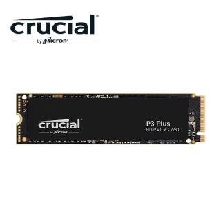 【Crucial 美光】P3 Plus 4TB M.2 2280 PCIe 4.0 ssd固態硬碟 (CT4000P3PSSD8) 讀 4800M/寫 4100M