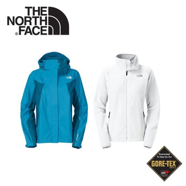 【The North Face】女 GT WIND PRO兩件式外套《藍白》F13P-BLU/兜帽外套(悠遊山水)