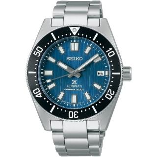 【SEIKO 精工】PROSPEX 黑標 極地冰川 200米機械錶廣告款藍冰川水鬼款(6R35-01V0B/SPB297J1)