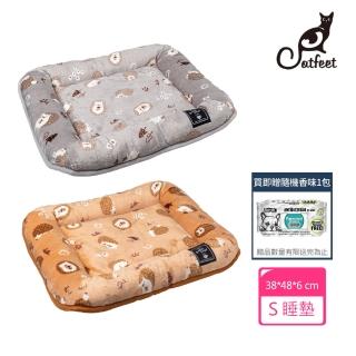 【Dogfeet】可愛刺蝟舒眠睡墊 寵物床[S]2色(寵物冬床 寵物睡墊 寵物床 寵物睡床 狗窩 貓窩)