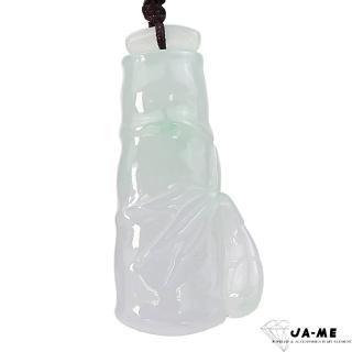 【JA-ME】天然A貨翡翠冰膠一抹綠節節高升項鍊