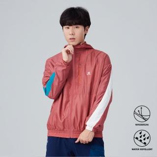 【BATIS 巴帝斯】玩色拼接風衣外套 - 男 - 三色(運動、戶外休閒、防潑水)