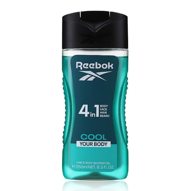 【REEBOK】清新水能量男性4合1全能洗髮沐浴膠 250ml(專櫃公司貨)