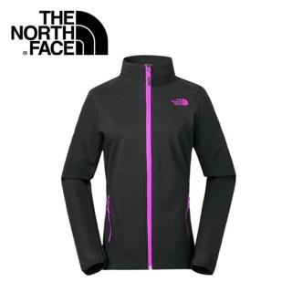 【The North Face】女 防風外套《黑》立領外套/風衣/2XVZ(悠遊山水)
