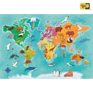【雷諾瓦】世界上的動物/250片拼圖/Clementoni