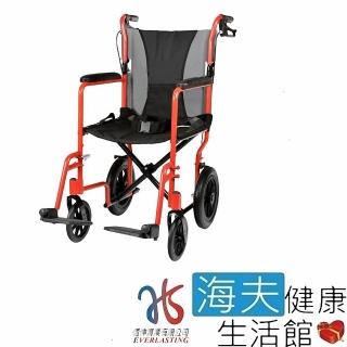 【海夫健康生活館】恆伸 機械式輪椅 未滅菌 恆伸 鋁合金 拆腳輪椅 單層折背款 輪椅-B款(ER0012-1)